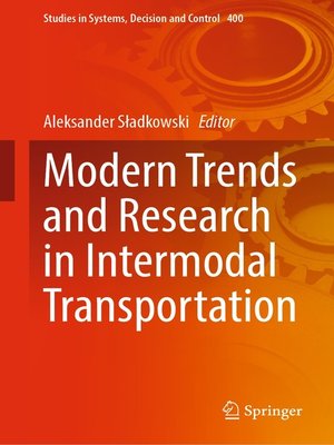cover image of Modern Trends and Research in Intermodal Transportation